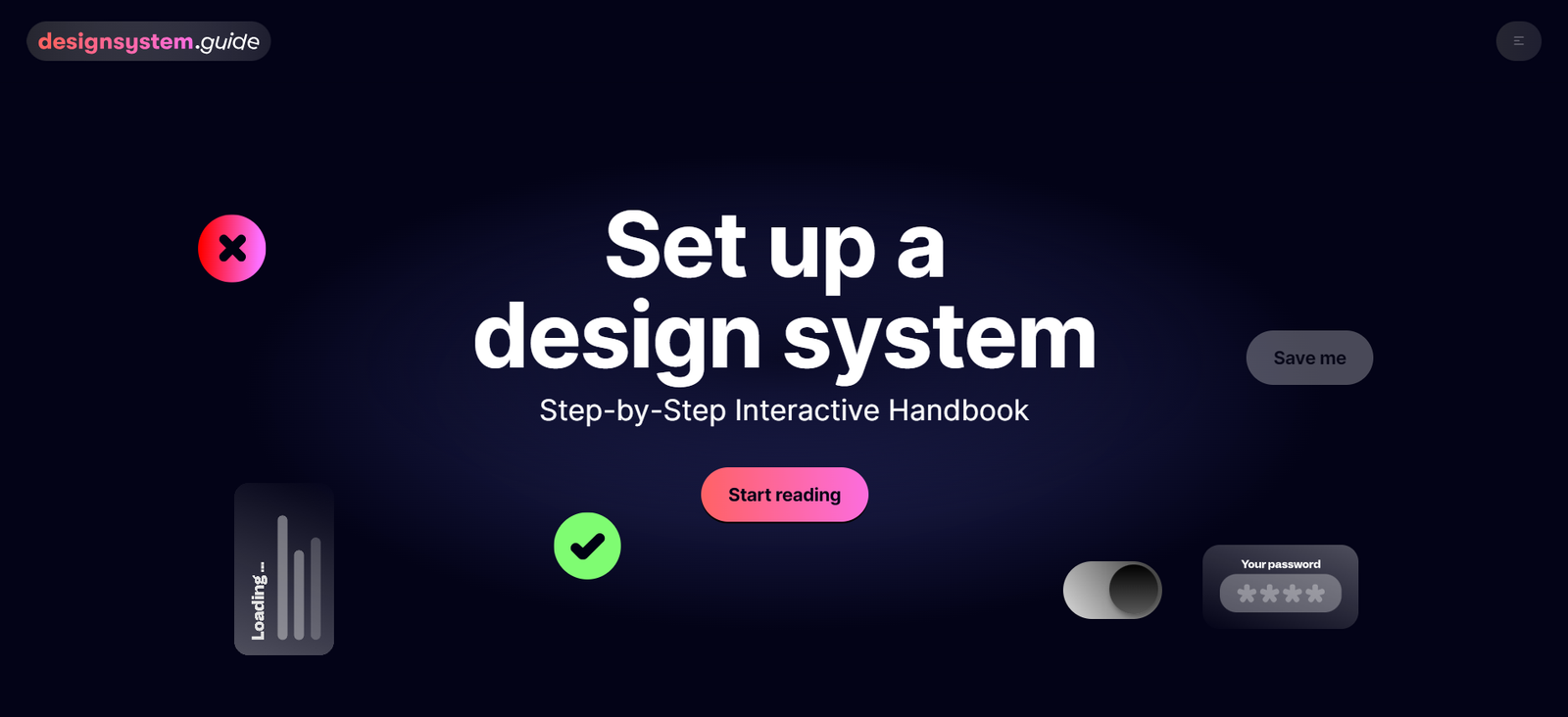 You are currently viewing The Design System Guide