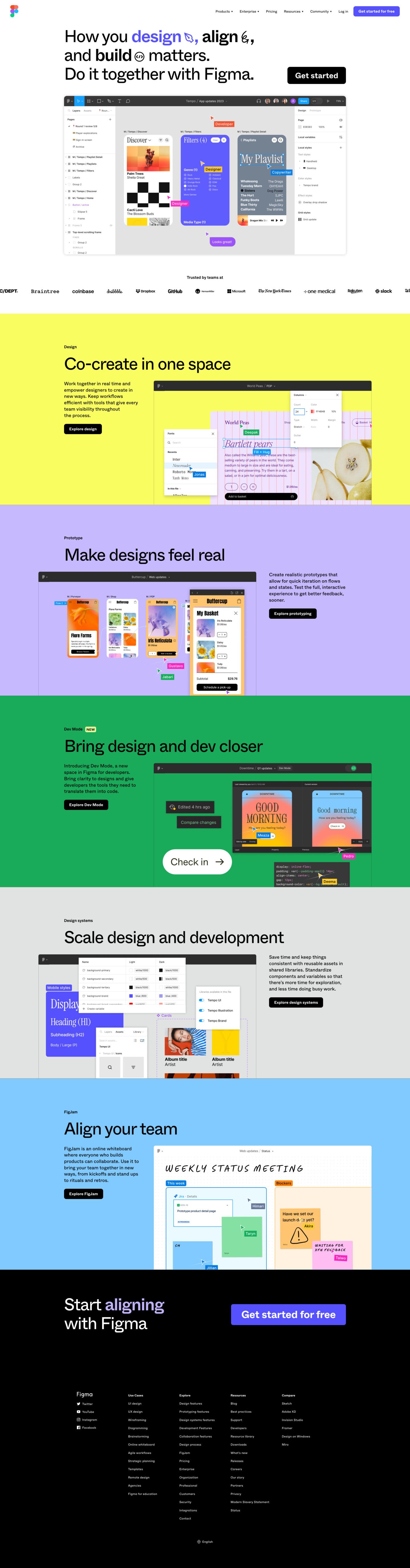 Figma Landing page