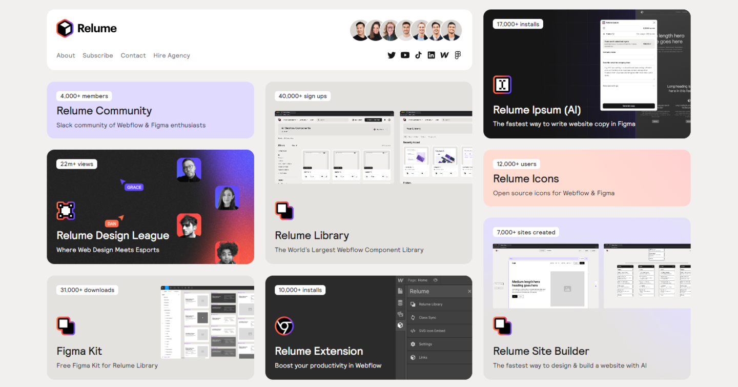 Relume help to web designer win in the era of no-code