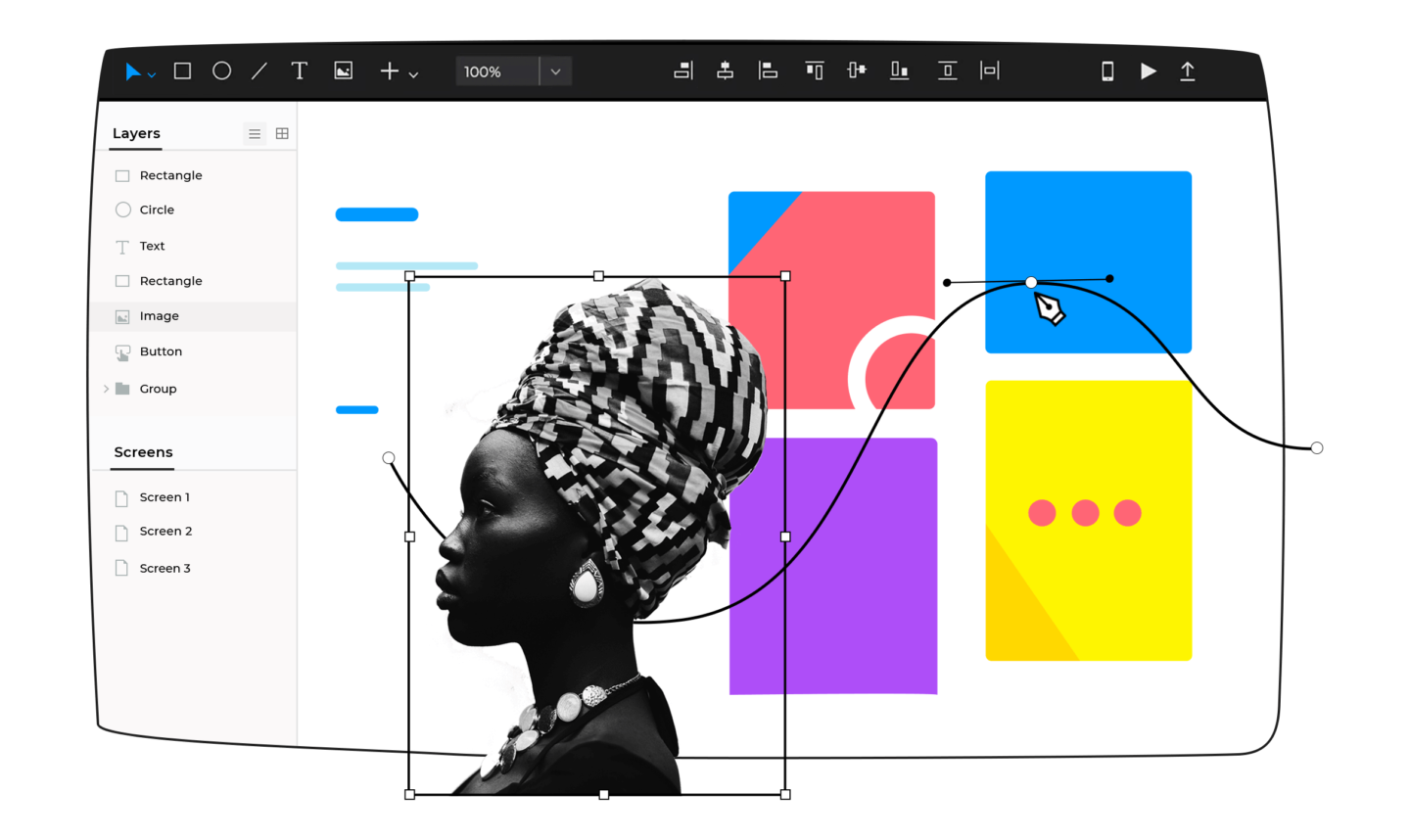 Justmind Wireframing Tool
